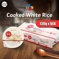 CJ Cooked White Instant Rice from Korea 130g x 6ea