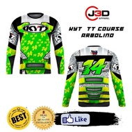 KYT TT Course Arbolino Full Sublimation Shirt Long Sleeves for Riders 3D printed long-sleeved motorcycle jersey Size