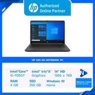 HP โน๊ตบุ๊ค HP 240 G8 Notebook PC (4L6J3PA) Intel Core i5-1135G7 / Intel Iris X Graphics / RAM 4 [ออกใบกำกับภาษีได้]