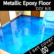Metallic Epoxy Floor Floor Coating Clear Epoxy Resin for Flooring Metallic Powder