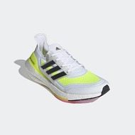 【adidas 愛迪達】ULTRABOOST 21 男 慢跑鞋 白黃(FY0377)