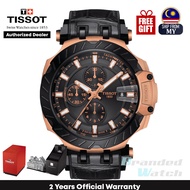 [Official Warranty] Tissot T115.427.37.051.01 Men's T-Race Automatic Chronograph Leather Strap Watch T1154273705101 (watch for men / jam tangan lelaki / tissot watch for men / tissot watch / men watch)