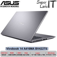 Asus Vivobook 14 A416MA N4020|4GB|256GB|14inch|W10 OHS|Tas - Laptop