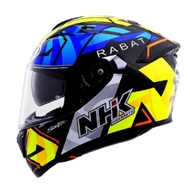 HELM NHK GP PRIME TITO RABAT BLACK GLITTER DOUBLE VISOR GP REPLICA FREE PINLOCK 70