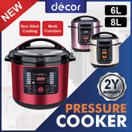 Electric Pressure Cooker 6L 8L Stainless Steel Rice Cooker Multifunction Electric Cooker Malaysia Plug