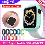 TPU เคสที่มีสีสันสำหรับ For Apple Watch Series 6/SE/5/4/3/2/1 38มม42มม40มม44มม เคสบางสำหรับ for apple watch 6/SE/5 Smart Watch Bumper TPU Soft Silicone Protective Case