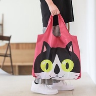 【捲捲貓提袋】摺疊收納環保購物袋 - 蘑菇款