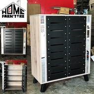 PP HOME Shoe rack cabinet modern/Shoe rack wood/Shoe organizer outdoor/Shoe storage murah/ Kabinet kasut /Almari kasut bertutup/Rak kasut kayu murah/ tempat letak kasut鞋柜/鞋架/鞋橱