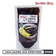 Jjajang JAVA SUPER FOOD 250GR Sauce - Black Soy Soy Soy Soy Sauce JJAJANGMYEON