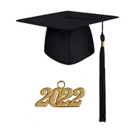 2022 Graduation Hat Unisex Bachelor Cap Memorable Graduation Cap Knitted Tassel Decor Graduation Top Hat Coloful Graduation Hat