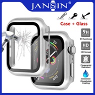 For Apple Watch Case 44mm 40mm 42mm 38mm เคสป้องกัน + ป้องกันหน้าจอ For Apple Watch Series 5 4 3 2 1 38 40mm 44mm เครื่องประดับ