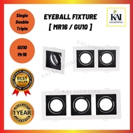 LED Eyeball Fitting/Casing Black/White Downlight Casing