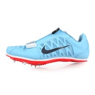 (男女) NIKE ZOOM LJ 4 限量-田徑跳遠釘鞋-跳高 撐竿跳 競賽 附鞋袋 水藍灰