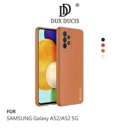 DUX DUCIS SAMSUNG Galaxy A52/A52 5G YOLO 金邊皮背殼黑色
