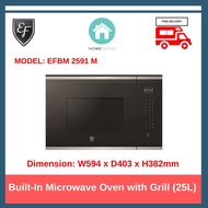 EF Built-In Microwave Oven with Grill, EFBM 2591 M