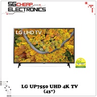 LG 43UP7550PTC LG UP7550 UHD 4K Smart TV (43inch) SG Warranty