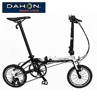 DAHON大行 K3 14吋3速 鋁合金輕量僅8.1公斤折疊單車/自行車/小折-白/黑