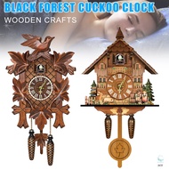 German Black Forest Cuckoo Clock Retro Nordic Style Wooden Cuckoo Wall Clock