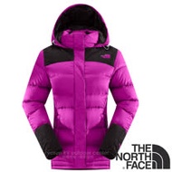 【美國 The North Face】女款 800FPl 超輕保暖鵝絨連帽羽絨外套.兜帽防風夾克.雪衣.大衣/適登山健行.賞雪滑雪/CTV7 紫紅/宇宙藍 V