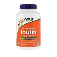 [PRE-ORDER] NOW FOODS CERTIFIED ORGANIC INULIN PREBIOTIC PURE POWDER 227G - INTESTINAL SUPPORT NOURISHES FRIENDLY PROBIOTIC BACTERIA DIGESTIVE NON-GMO SHIPS IN 3-7 DAYS (ETA: 2023-02-01)
