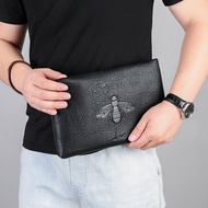 Luxury Brand Men's Wallet Men Long Purse Wallet Male Clutch Bag PU Leather Zipper Wallet Men Business Envelope Wallet Coin Purse