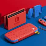 特别新版 Nintendo Switch 瑪利歐亮麗紅X亮麗藍 主機組合 限額購買