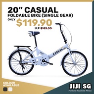 ★Foldable Bicycle★ Casual Bicycle Basic* Folding Bike* Local Seller* 20 inch wheel★JSports