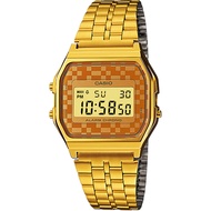 Casio Digital นาฬิกาข้อมือ สีทอง สายสแตนเลส รุ่น A159WGEA