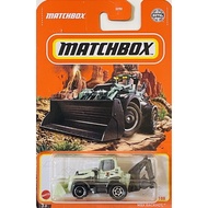 Mattel matchbox Two-End Busy Two-Way Engineering Vehicle MBX BACKHOE