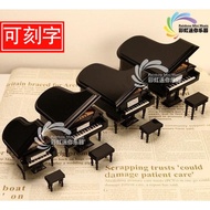 Hiasan model piano saiz besar huruf hitam dan putih kotak muzik kayu kotak muzik piano hadiah hari jadi kreatif