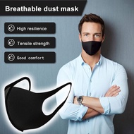 Face Mask Cotton Korea Unisex Cotton Face Mask Black Anti Haze Dust
