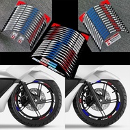 10 Inch 12 Inch 14 Inch Strip Motorcycle Wheel Tire Sticker Car Reflective Rim Tape Motorcycle Bike Decal Universal Type