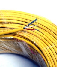 單隔隔離線 訊號隔離線 音響隔離線 Style 2547 2C 26AWG 80℃ 300V 隔離線 黃色