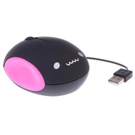 Blesiya Cute Retractable USB Optical Scroll Mouse 1000DPI for Laptop PC Notebook