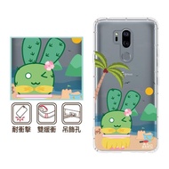 【反骨創意】Google 全系列 彩繪防摔手機殼-肉肉假期-夏威夷兔(Pixel5/Pixel4a 5G/Pixel4XL/Pixel4)