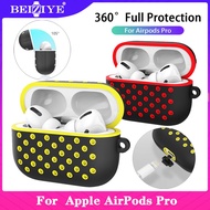 New กรณี Double Color Silicone Earphone Case ฝาครอบหูฟัง For Apple AirPods Pro Cute Bluetooth Wireless Headset Box Cover For AirPods 3 Pouch