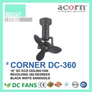Acorn Corner DC-360 16 Inch Eco Ceiling Fan + Remote Control