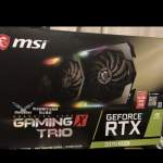 RTX 2070 super Msi gaming x trio