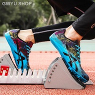 ┅Pecut spike 100 meter pecut kasut kuku lelaki dan wanita pemeriksaan fizikal profesional lompat tiga lari latihan trek