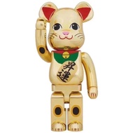 [In-stock] BE@RBRICK Maneki Neko 1000% “Sho-Un” (Rising Fortune) Gold-plated lucky cat bearbrick 升运