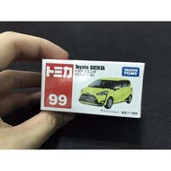 Tomica TOMY CARS 99 Toyota 豐田 SIENTA 五月天 多美 小車 模型車 玩具 禮物 療癒