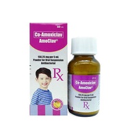 Rx: Amoclav 156.25 mg / 5 ml 60 ml Oral Suspension
