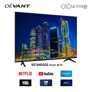Devant 50-inch Smart 4K TV with FREE Wall Bracket - 50UHD202
