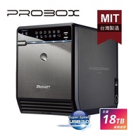 【PROBOX】USB3.0+e-SATA四層式磁碟陣列外接盒(HFR2-SU3S2)