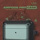 VAP Airpods pro 雙色軍規防摔殼- 軍綠+霧黑