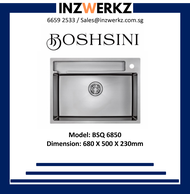 BOSHSINI BSQ6850 Kitchen Sink With Nano Coating