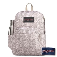 【JANSPORT】校園系列後背包(杏色蛇紋)