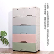 【Mr.Box】58大面寬-時尚五層抽屜式收納櫃-附鎖附輪(三色可選)