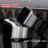 ใช้ได้กับ APPLE Apple Watch Series 5 Series 4 Series 3 Series 2 Series 1 One-BEAD stainless STEEL ใหม่นาฬิกาวง I Watch โลหะ Smart Watch Watch band สำหรับ Series 5 4 3 2 1