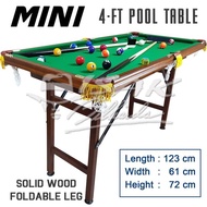 Mini Pool Table 4-Ft Wood - Mainan Hadiah Anak Meja Biliar Billiard